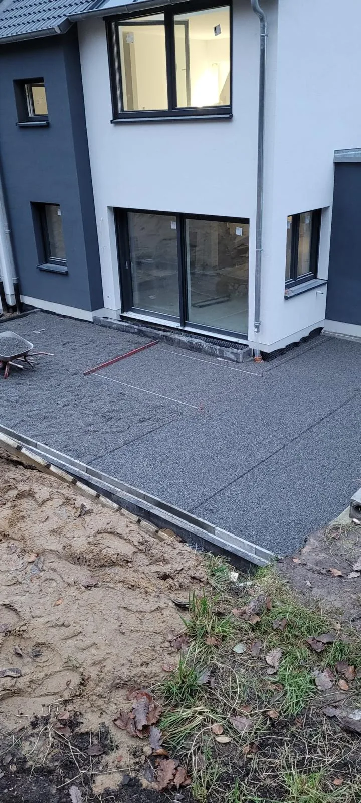 Pflasterarbeiten – Untergrund, Aufnahme 3